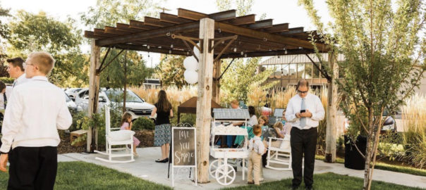 Utah Wedding outdoor decor